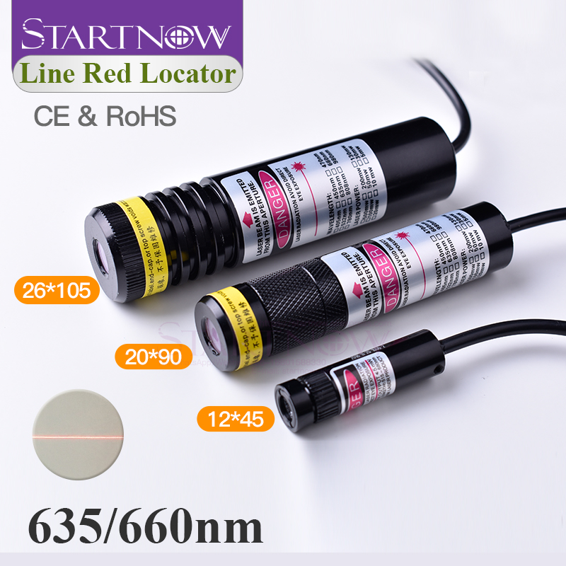 Laser Beam Expander - Line Red Locator 635nm Infrared Adjustable