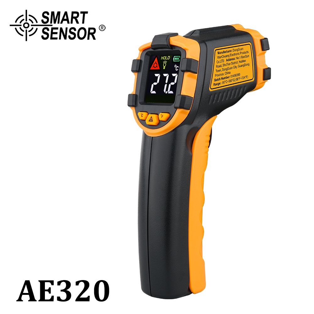 Industrial Laser Temperature - LCD Laser Meter Digital Infrared Thermometer