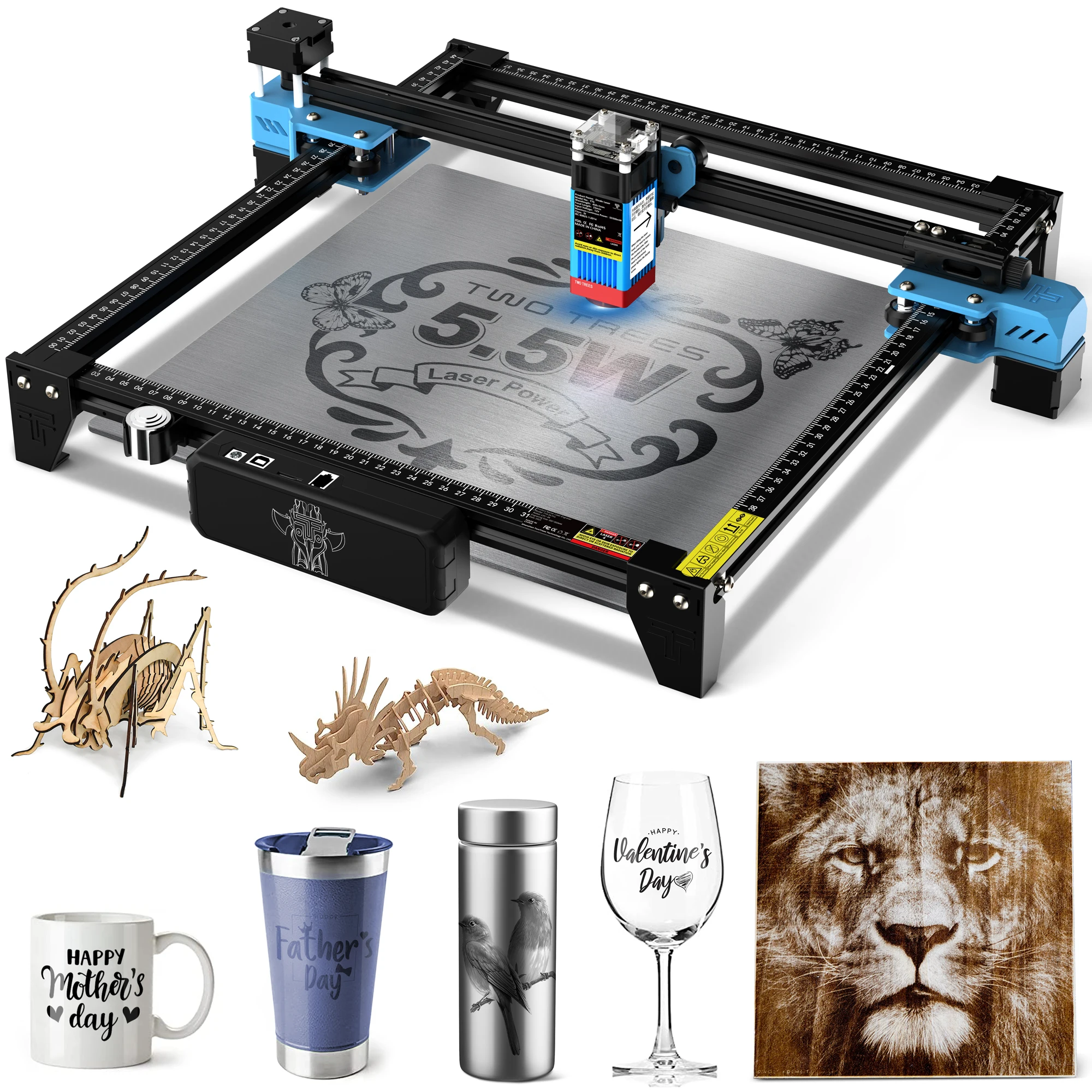 Industrial Handheld Laser Engraver - TwoTrees TTS-10 TTS-55 Laser Engraver 15W/40W/80W