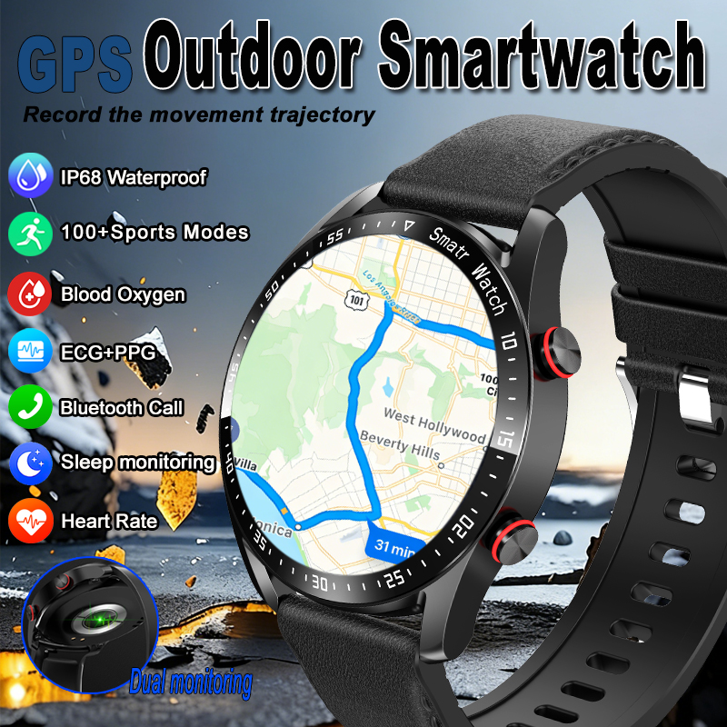 Industrial Laser Temperature - 2026 ECG+PPG Bluetooth Call Smart Watch