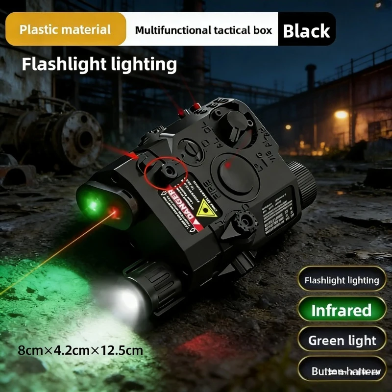 Industrial Laser Gun - Tactical PEQ15 Laser Box Flashlight Multi-Functional