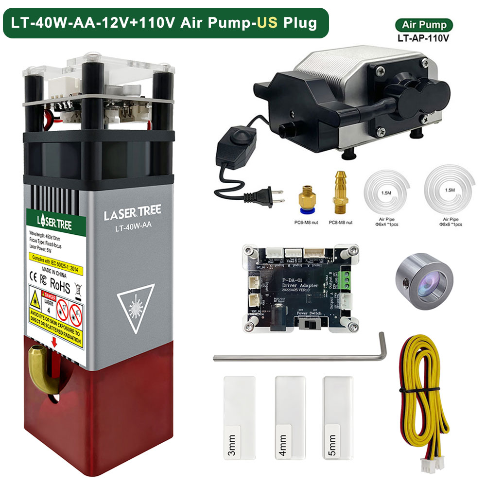 Industrial Handheld Laser Engraver - LASER TREE 5W Laser Module with