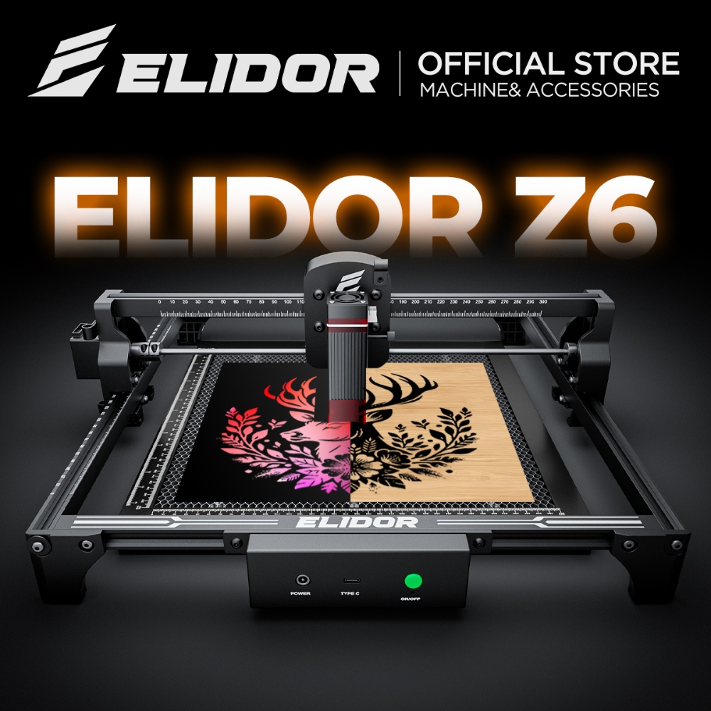 Industrial Handheld Laser Engraver - ELIDOR Z6 6W Laser Engraver and