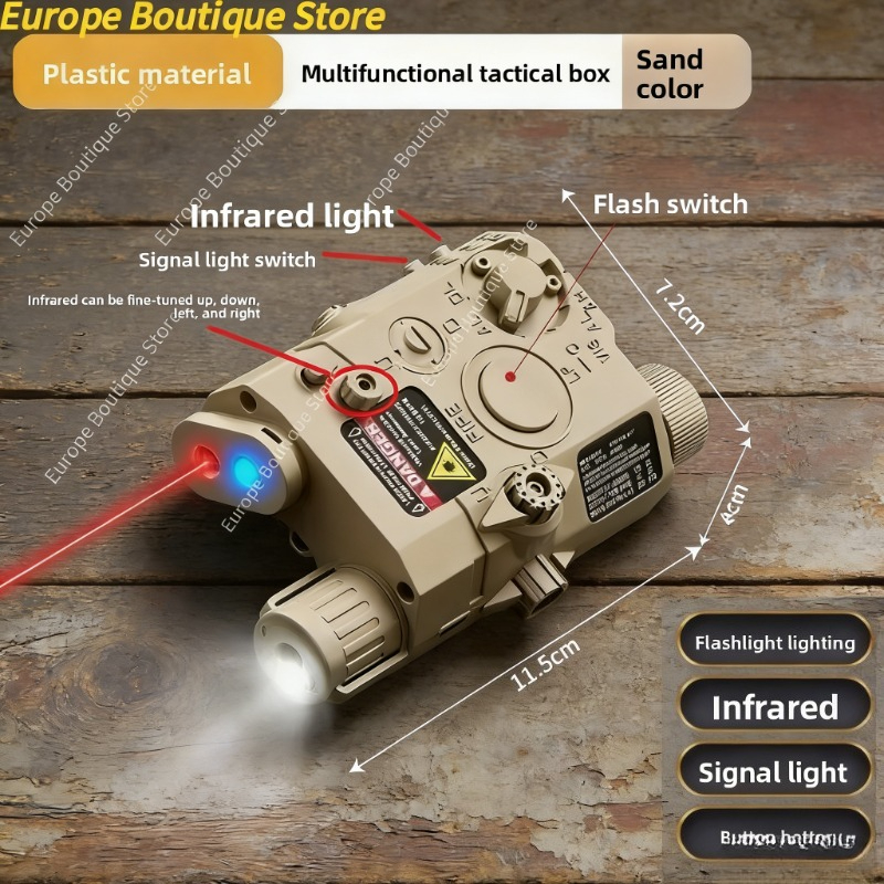 Industrial Laser Gun - PEQ15 Multi-Functional Laser Box Flashlight With