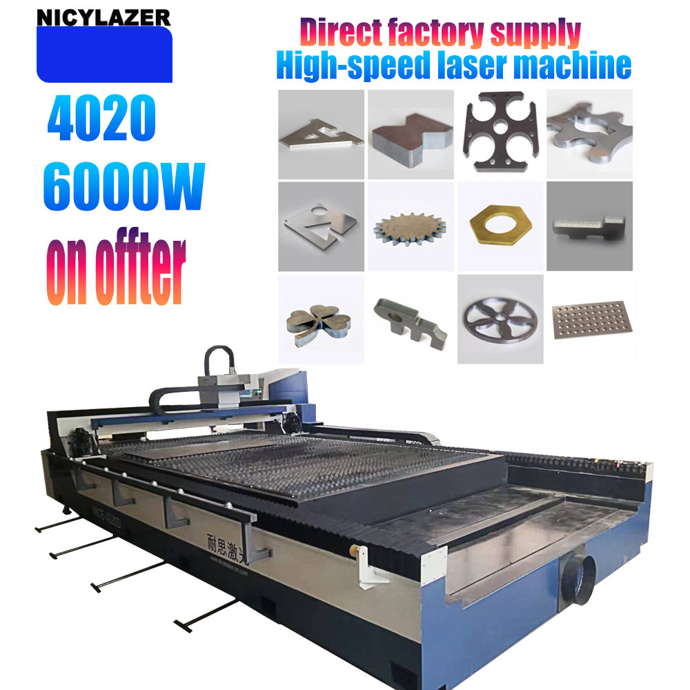 Industrial Laser Cutter For Metal - NICYLAZER CNC 6000W 4020 Fiber Laser
