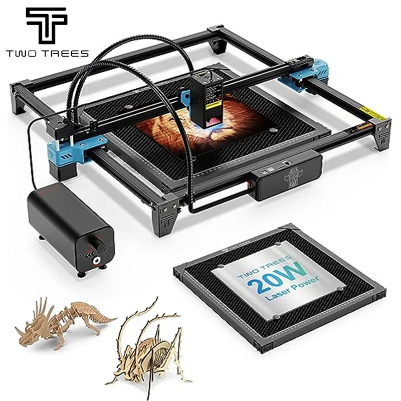 Industrial Handheld Laser Engraver - TWOTREES TTS-20 Pro 20W Metal Laser
