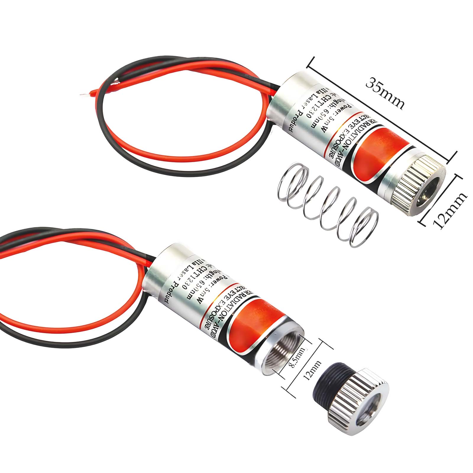 650nm 12mm Laser Point /Line/C - مراجعة Industrial Laser Module وسعره