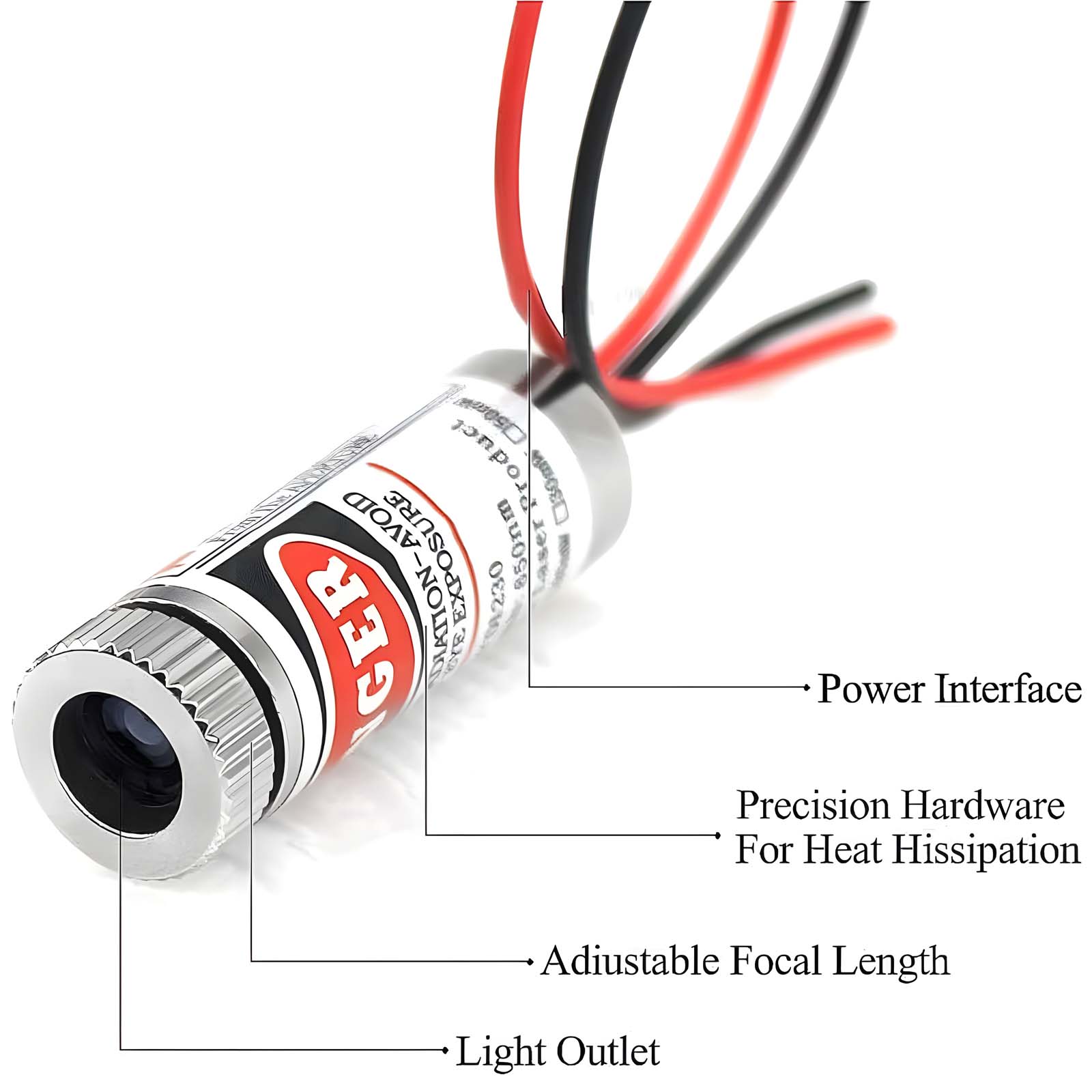 650nm 12mm Laser Point /Line/C - مراجعة Industrial Laser Module وسعره
