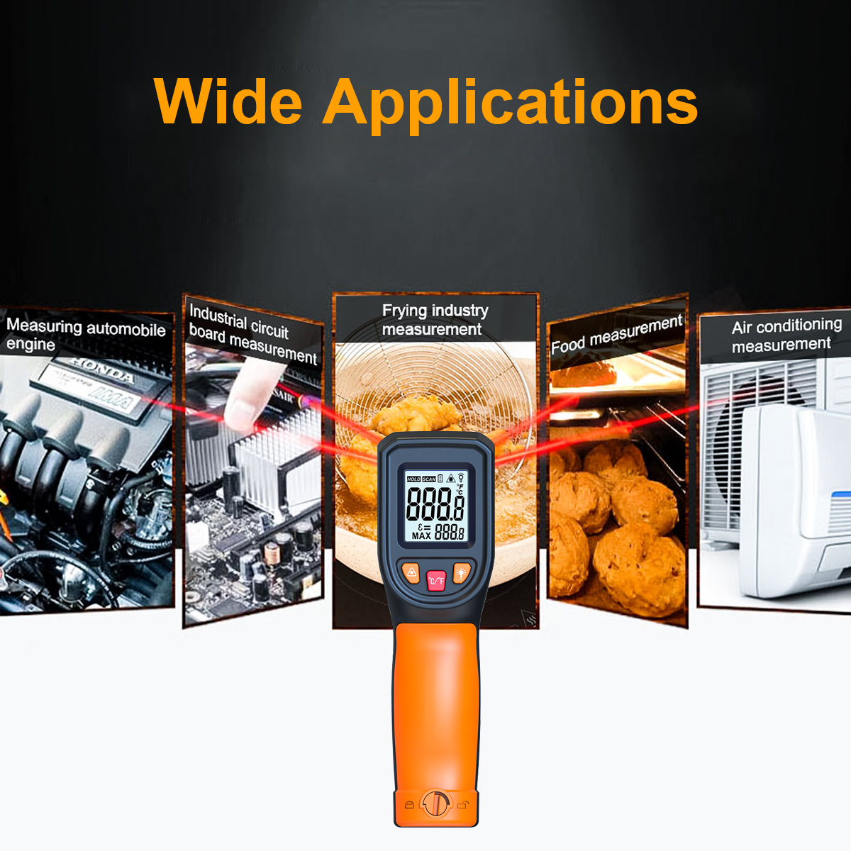 Digital Infrared Thermometer S - مراجعة Industrial Laser Gun وسعره