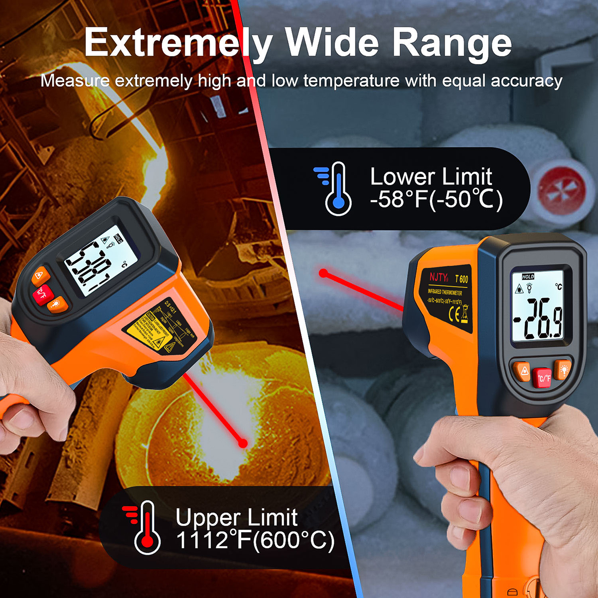 Digital Infrared Thermometer S - مراجعة Industrial Laser Gun وسعره