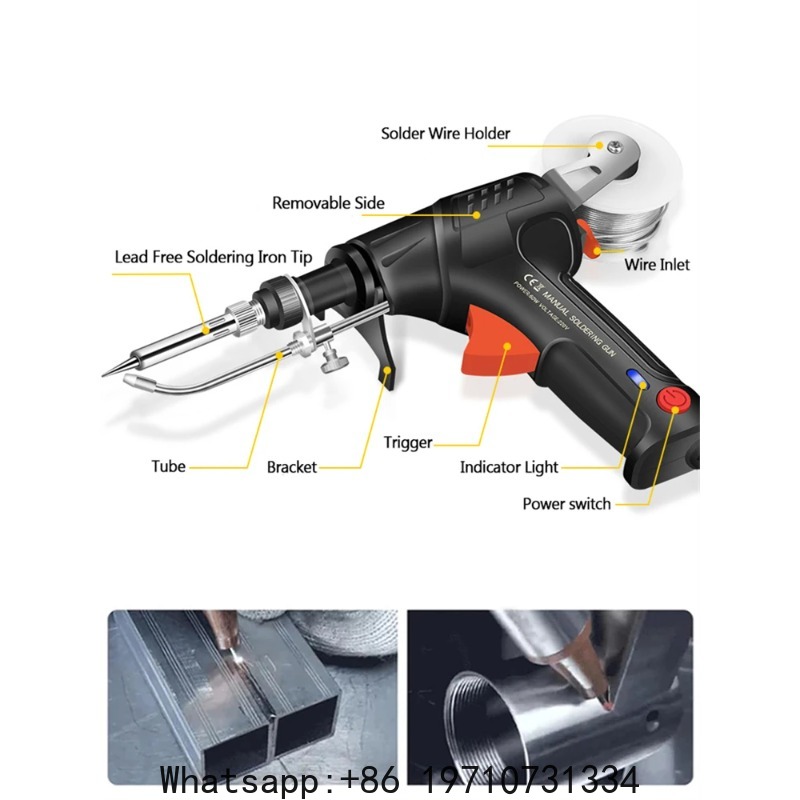 60W Soldering Iron Set Interna - مراجعة Industrial Heated Laser Welding Tool وسعره