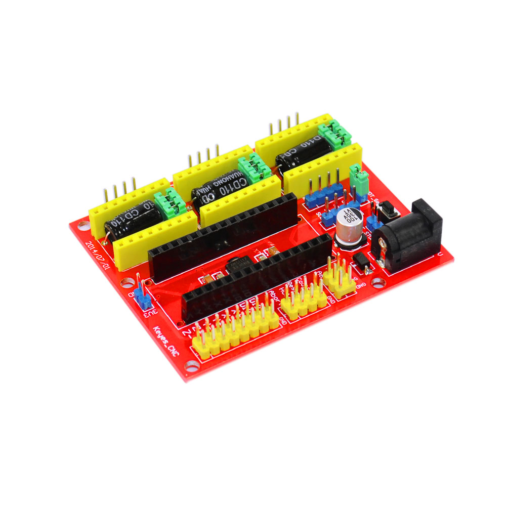 Keyestudio CNC Shield V4 Card  - مراجعة Controller Grbl Board وسعره