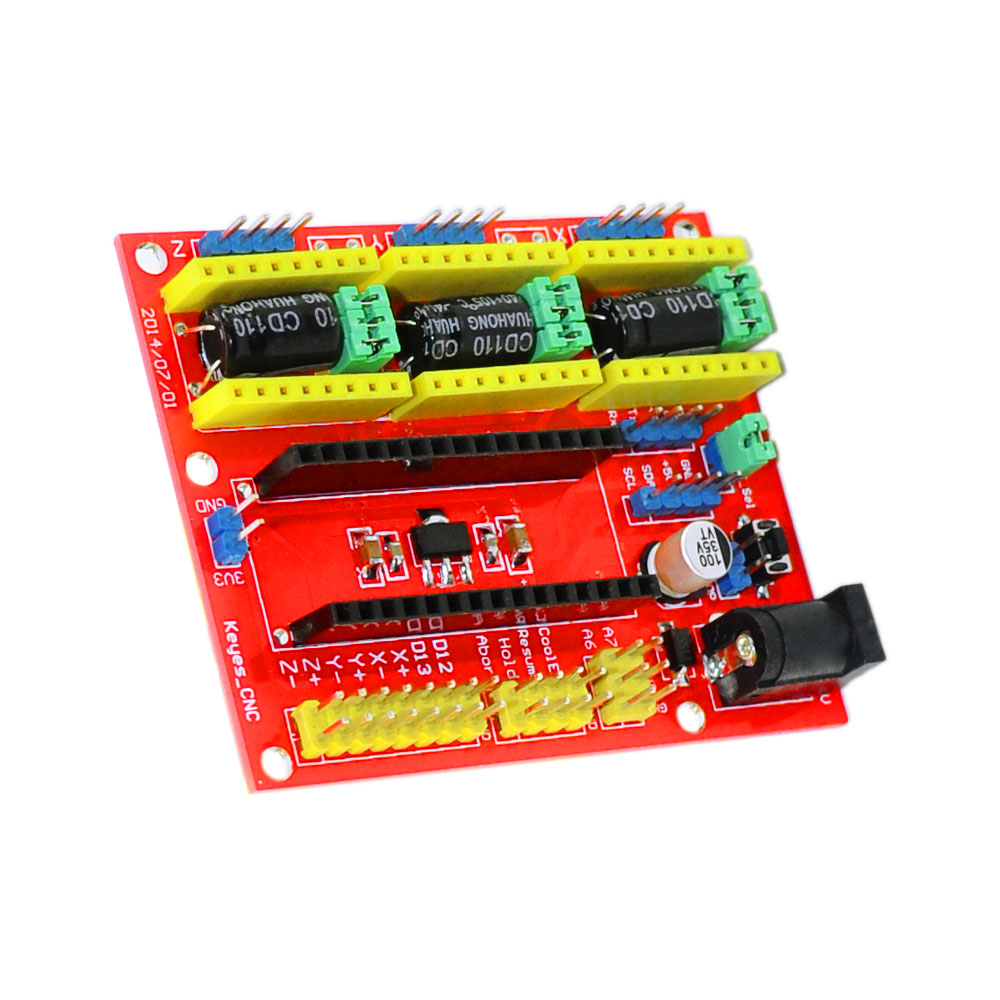 Keyestudio CNC Shield V4 Card  - مراجعة Controller Grbl Board وسعره
