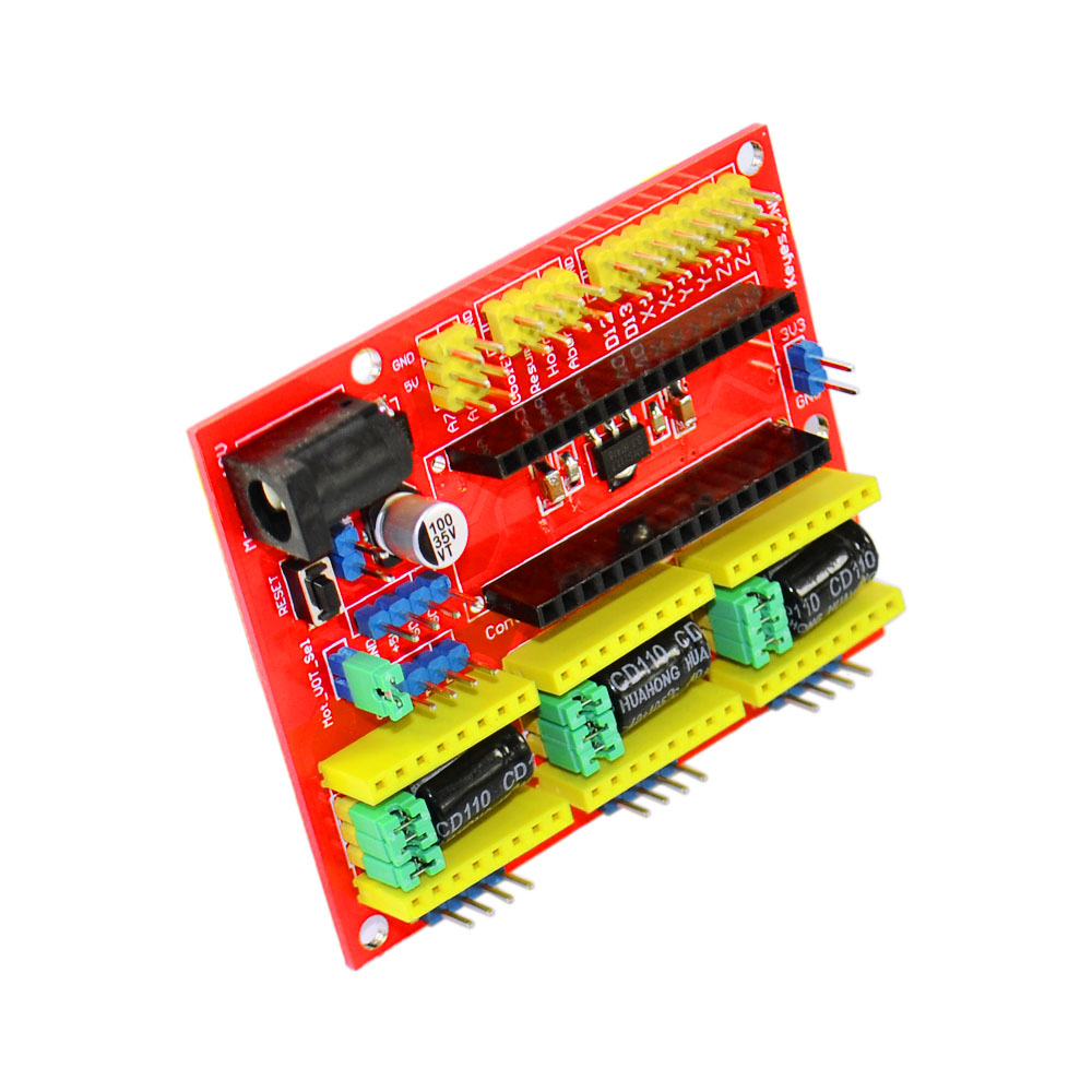 Keyestudio CNC Shield V4 Card  - مراجعة Controller Grbl Board وسعره