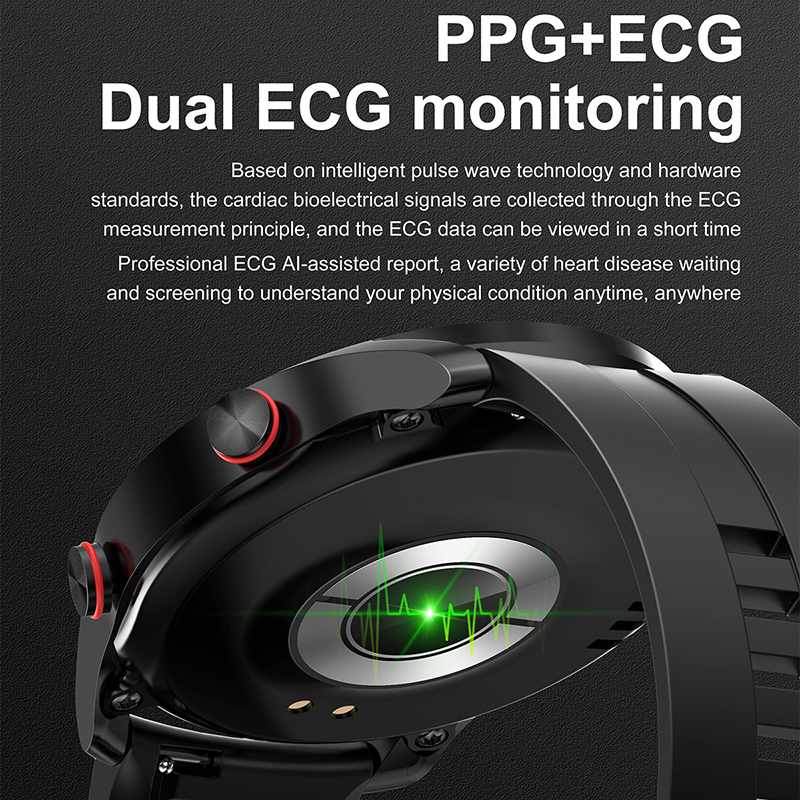 ECG+PPG Bluetooth Call Smart W - مراجعة Industrial Laser Temperature وسعره