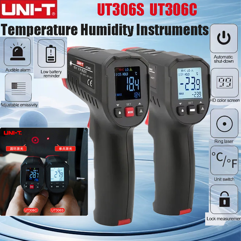 UNI-T UT306S UT306C Digital Th - مراجعة Industrial Laser Gun وسعره
