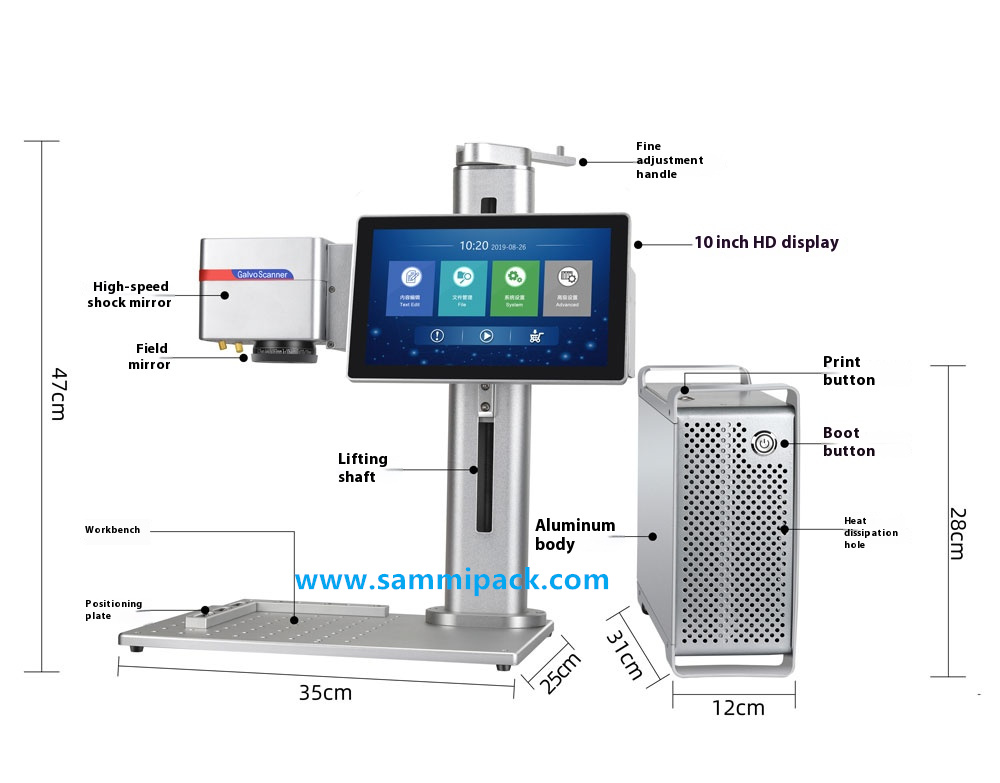 Upgraded Industrial Fiber Lase - مراجعة Industrial Laser Engraver Price وسعره