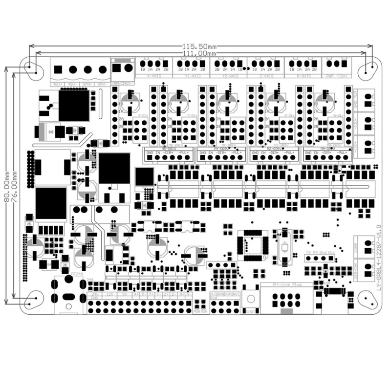 32bits GRBL Offline Controller - مراجعة Controller Grbl Board وسعره