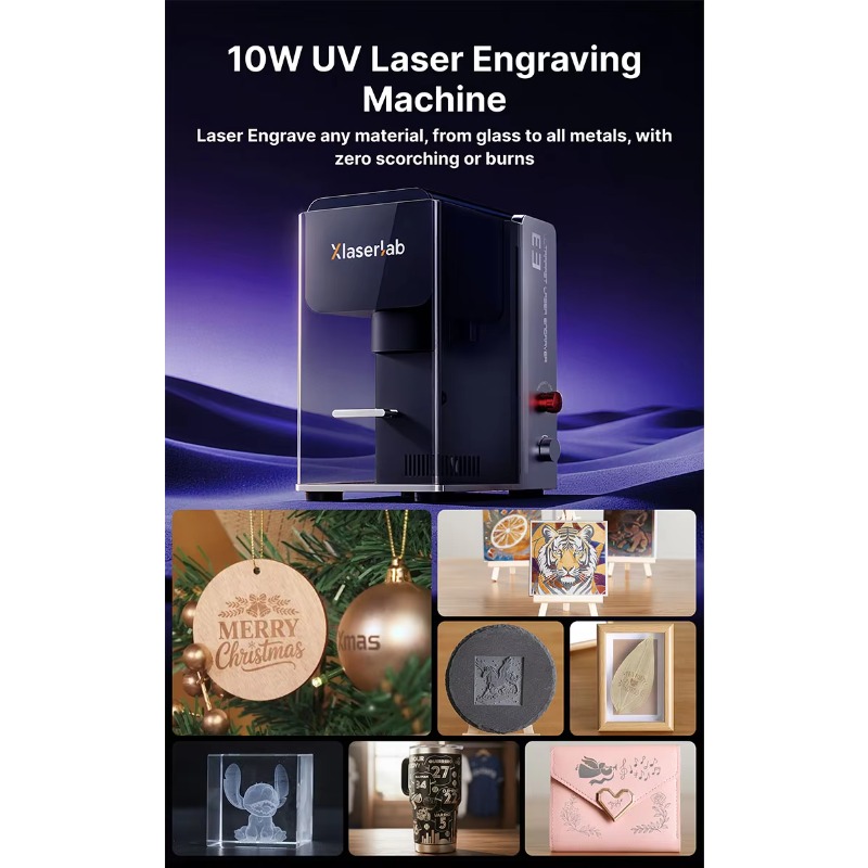 E3 UV Laser Engraver 10000mm/s - مراجعة Industrial Grade Laser Engraver وسعره