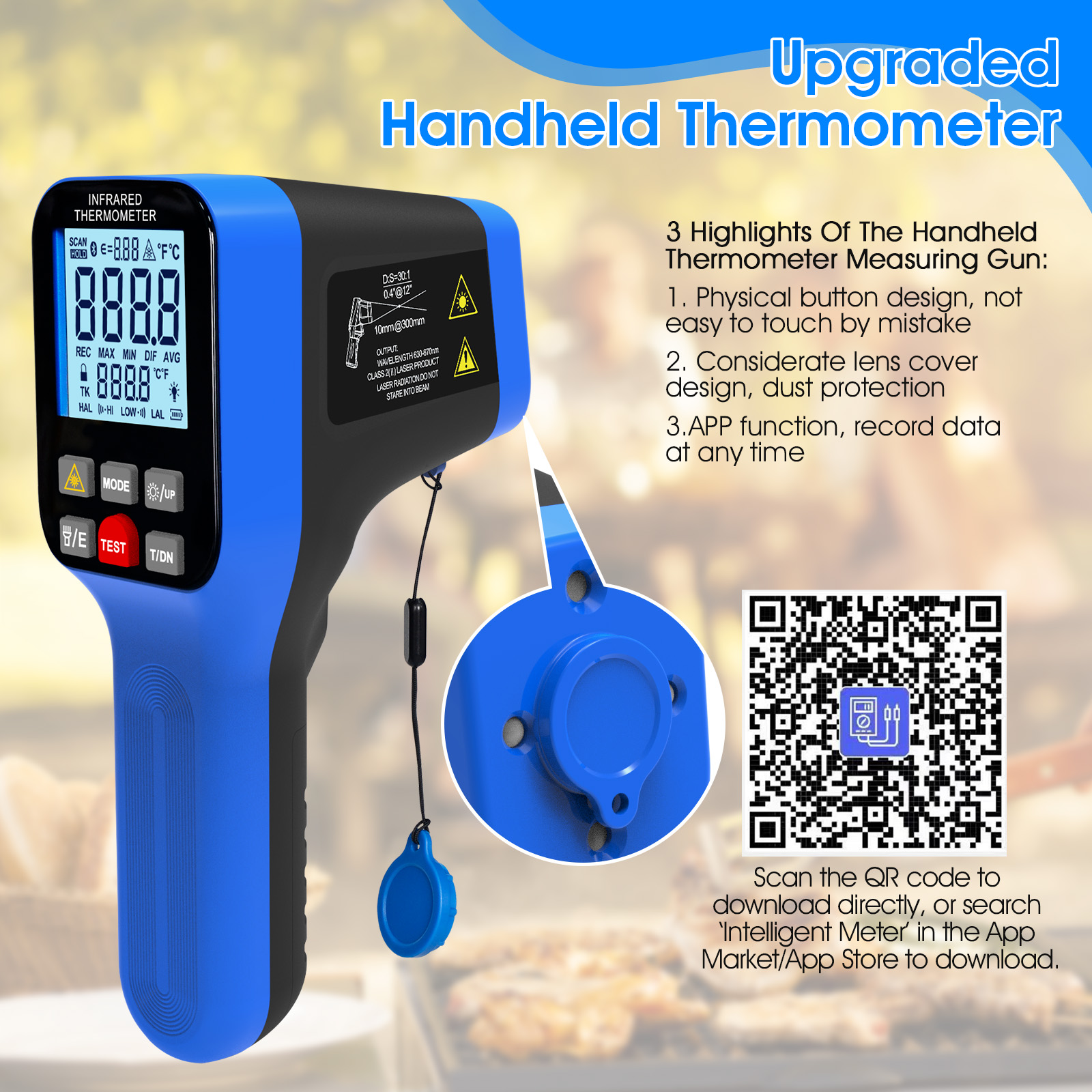 1600B-APP Infrared Thermometer - مراجعة Industrial Laser Gun وسعره