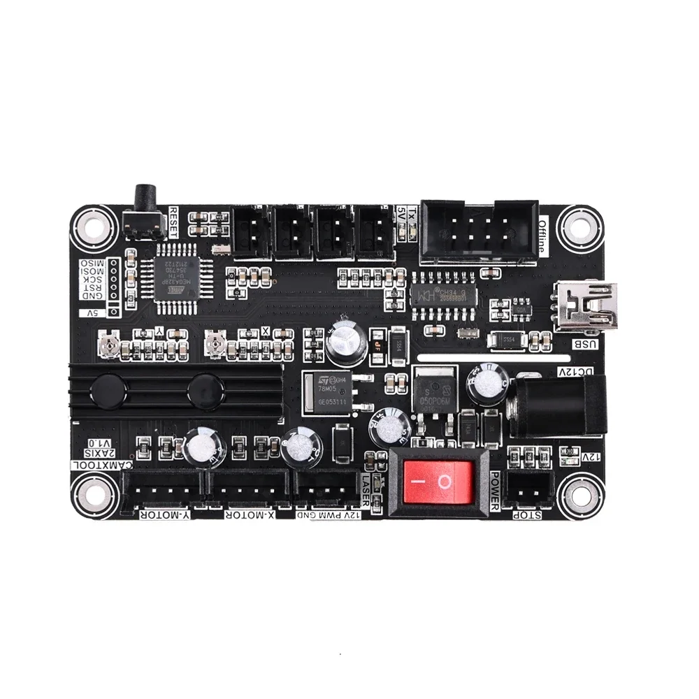 2-Axis Laser Engraver Control  - مراجعة Controller Grbl Board وسعره