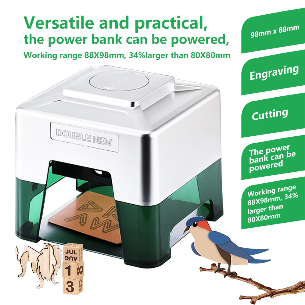 3W Mini Laser Engraver Portabl - مراجعة Industrial Handheld Laser Engraver وسعره