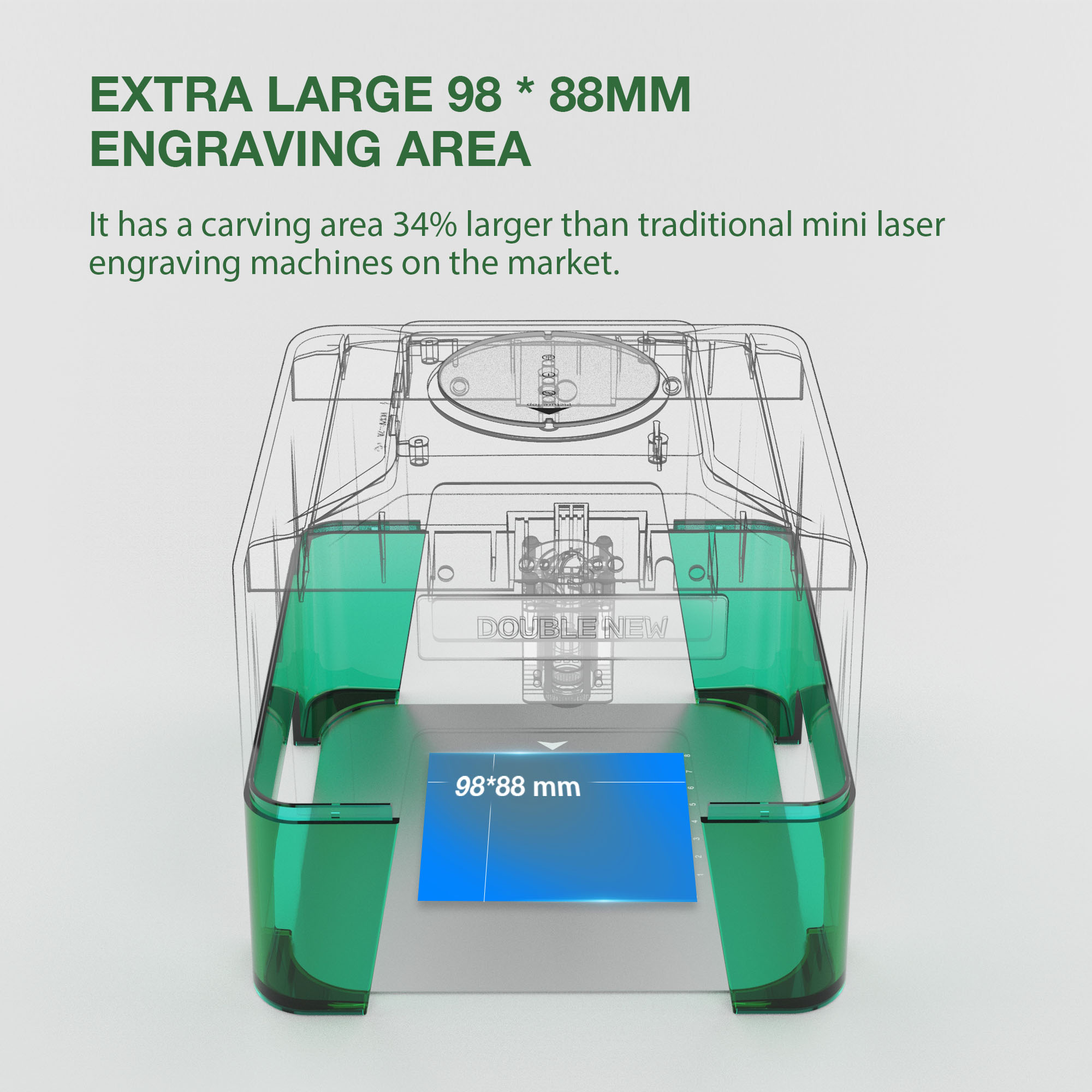 3W Mini Laser Engraver Portabl - مراجعة Industrial Handheld Laser Engraver وسعره