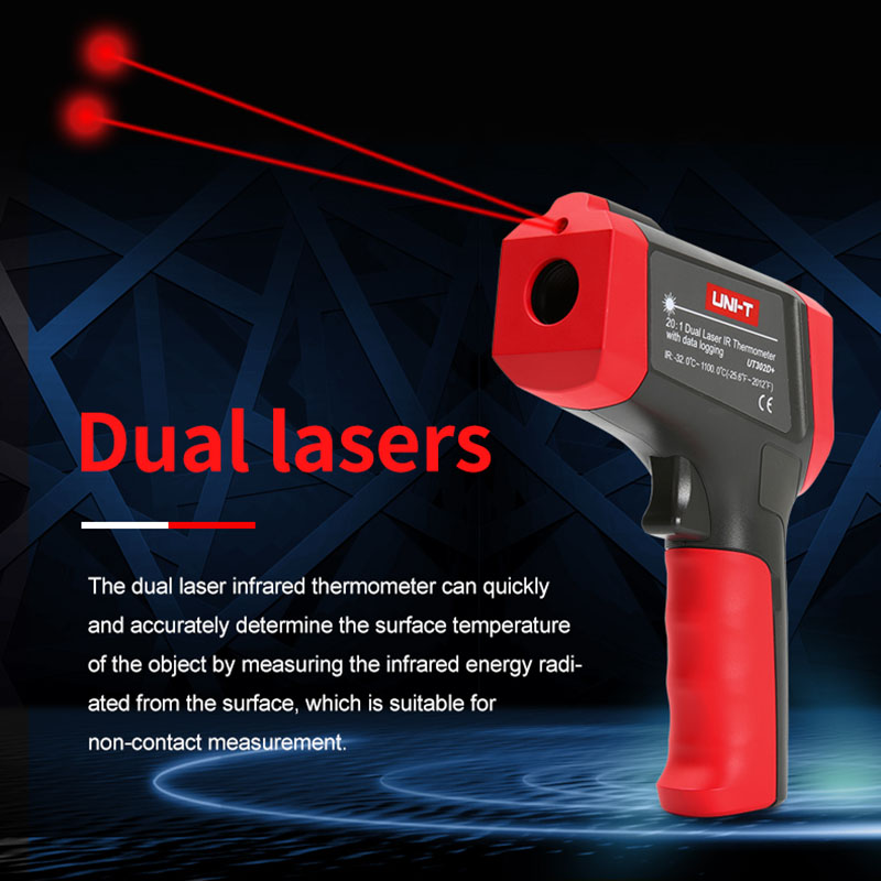 UNI-T Digital Infrared Thermom - مراجعة Industrial Laser Temperature وسعره