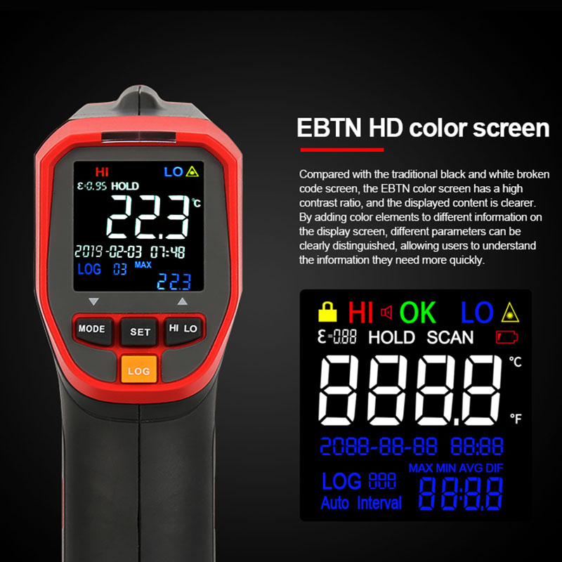 UNI-T Digital Infrared Thermom - مراجعة Industrial Laser Temperature وسعره