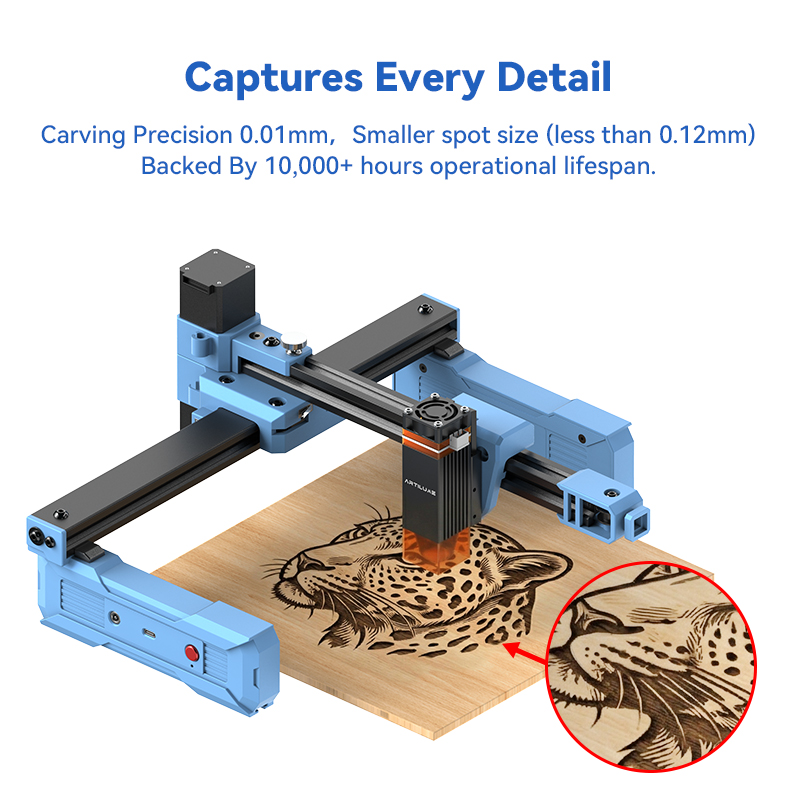 Artilume D2 2.5/6W Foldable La - مراجعة Industrial Handheld Laser Engraver وسعره