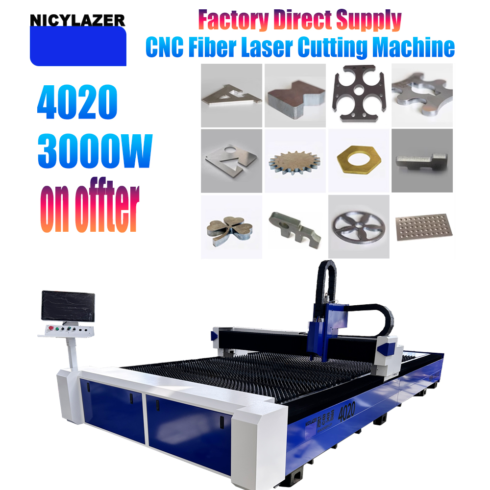 NICYLAZER CNC 3000W 4020 Fiber - مراجعة Industrial Laser Cutter For Metal وسعره