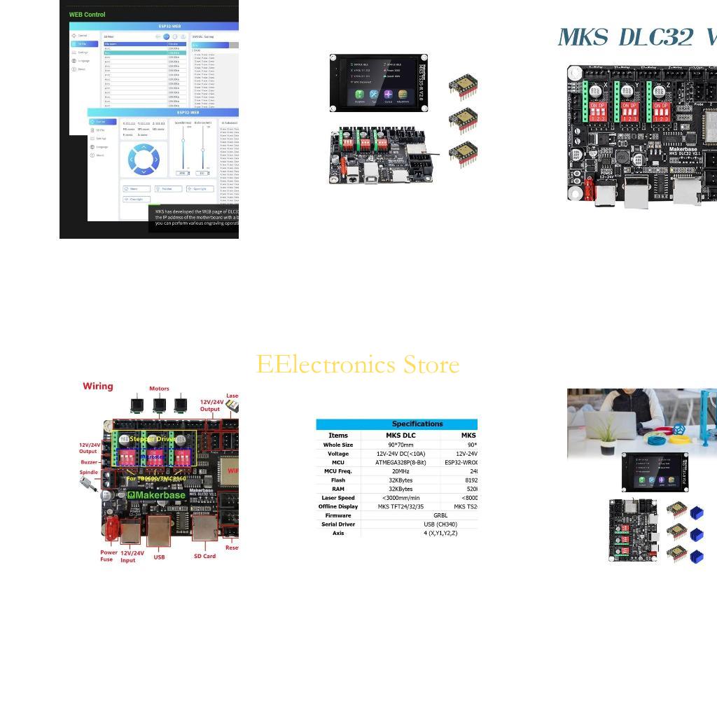 B03C MKS DLC32 32Bit GRBL Offl - مراجعة Controller Grbl Board وسعره