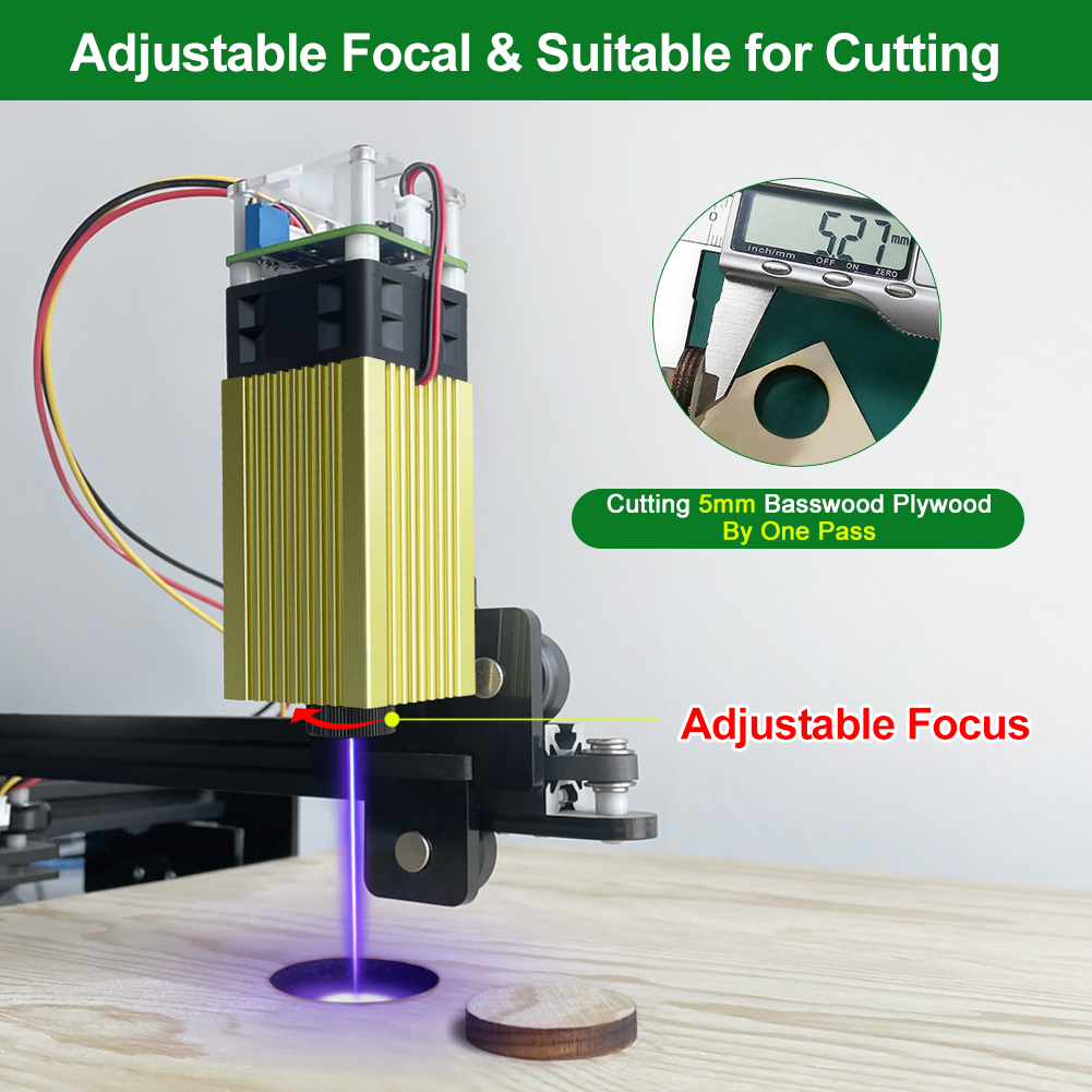 LASER TREE 4W 5W Laser Head 45 - مراجعة Industrial Handheld Laser Engraver وسعره