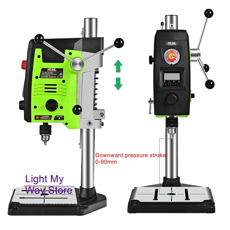 Mini strong table drill digita - مراجعة Industrial Laser Drill وسعره