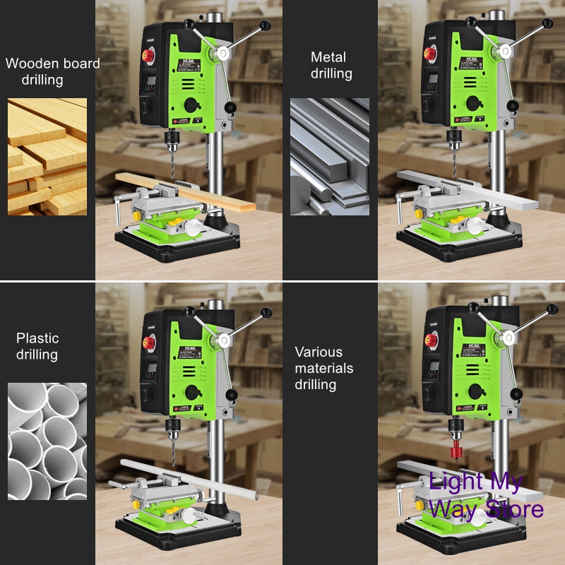 Mini strong table drill digita - مراجعة Industrial Laser Drill وسعره