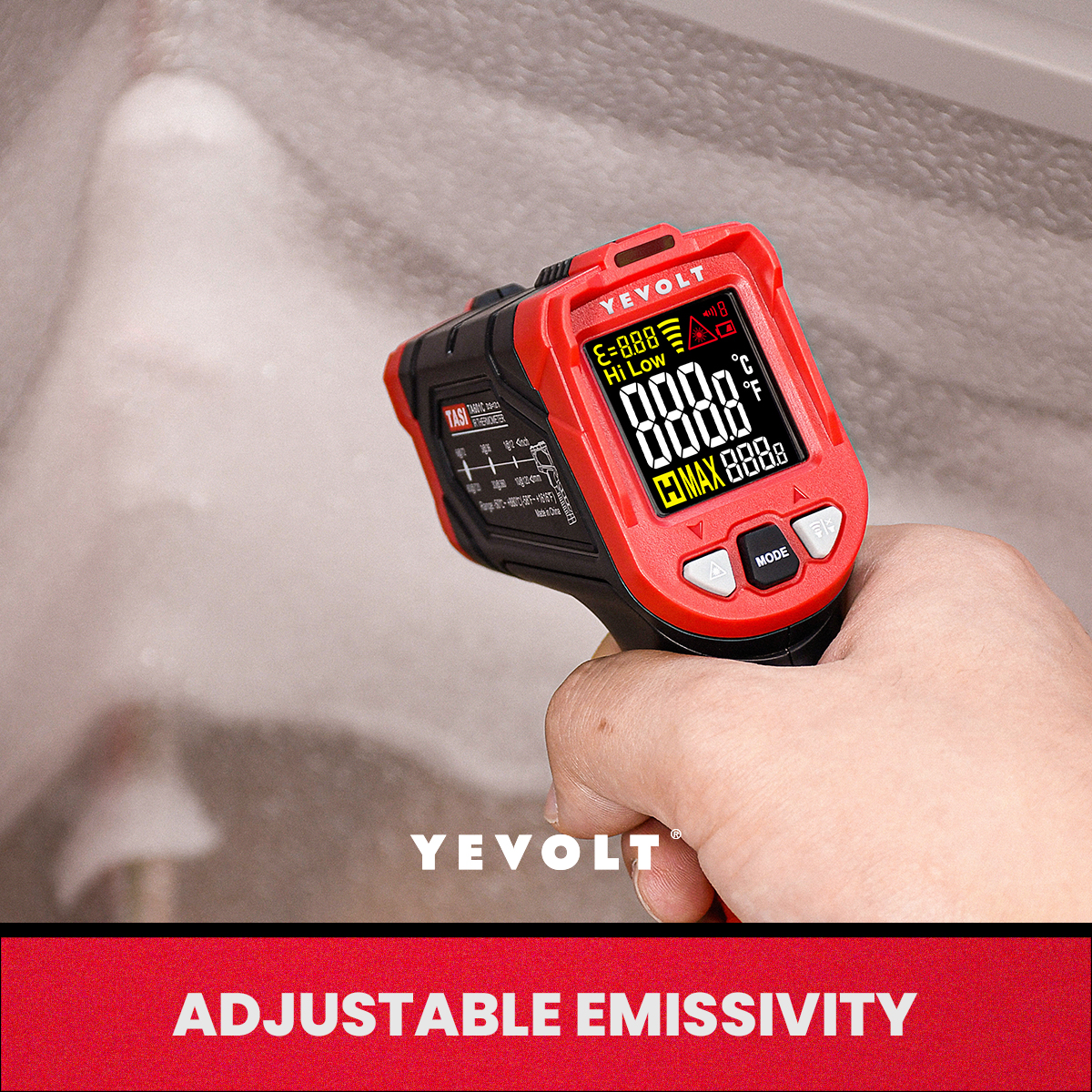 YEVOLT TA601 Series Digital In - مراجعة Industrial Laser Gun وسعره