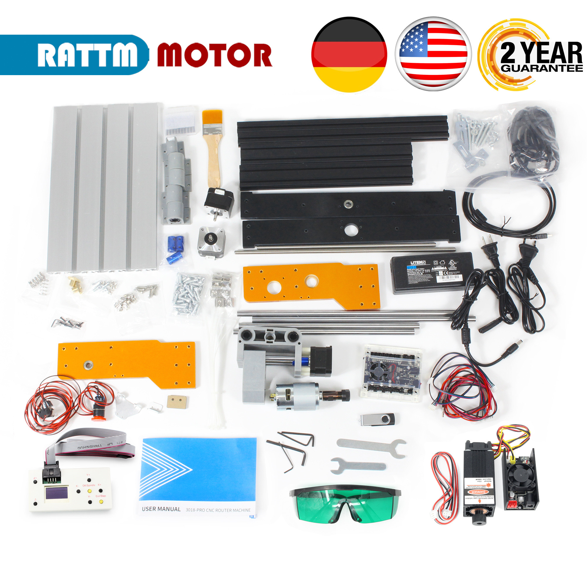 【EU&USA Stock】CNC 3018 PRO Las - مراجعة Industrial Handheld Laser Engraver وسعره