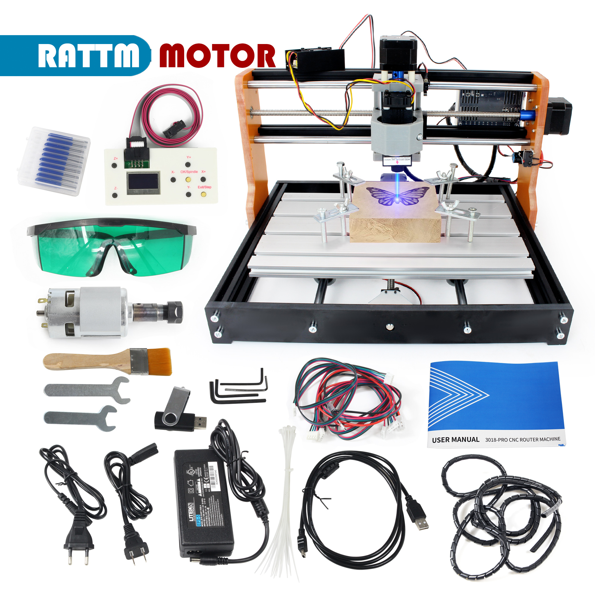 【EU&USA Stock】CNC 3018 PRO Las - مراجعة Industrial Handheld Laser Engraver وسعره