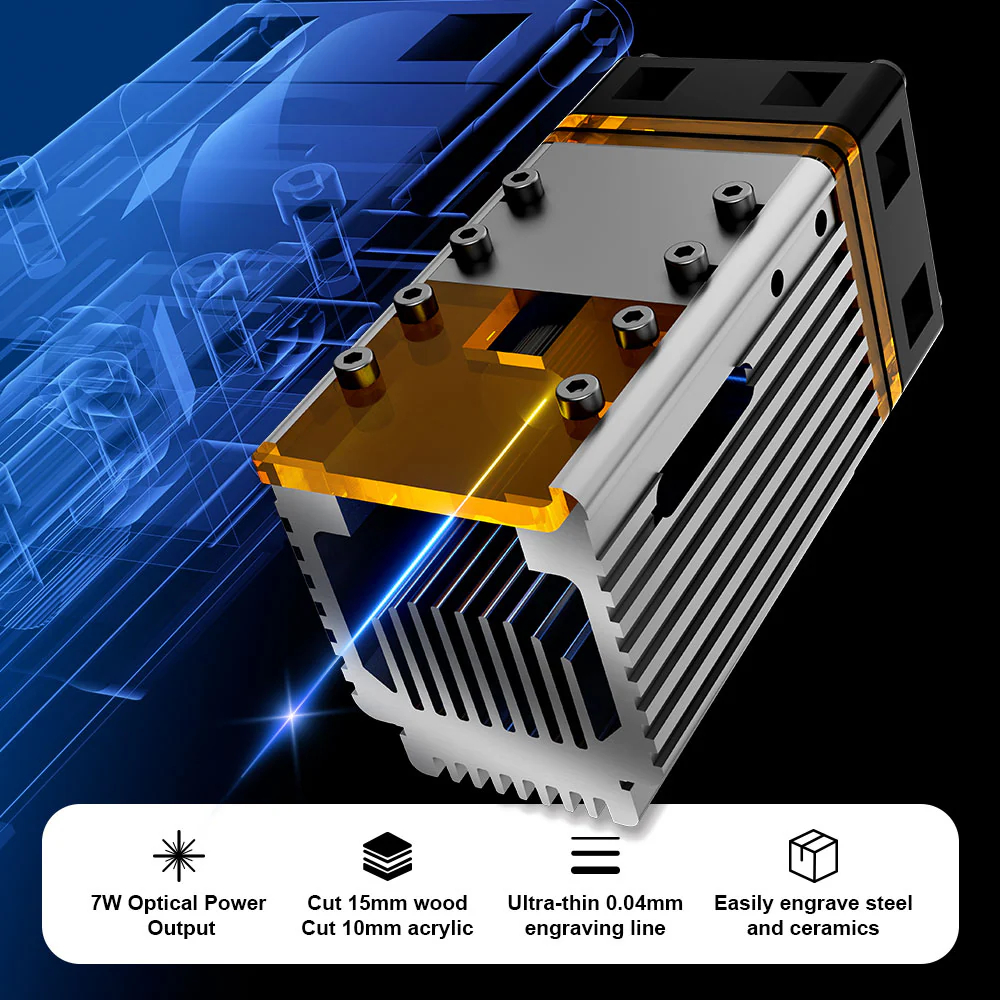 NEJE 5 A40630 20W Portable Sma - مراجعة Industrial Handheld Laser Engraver وسعره
