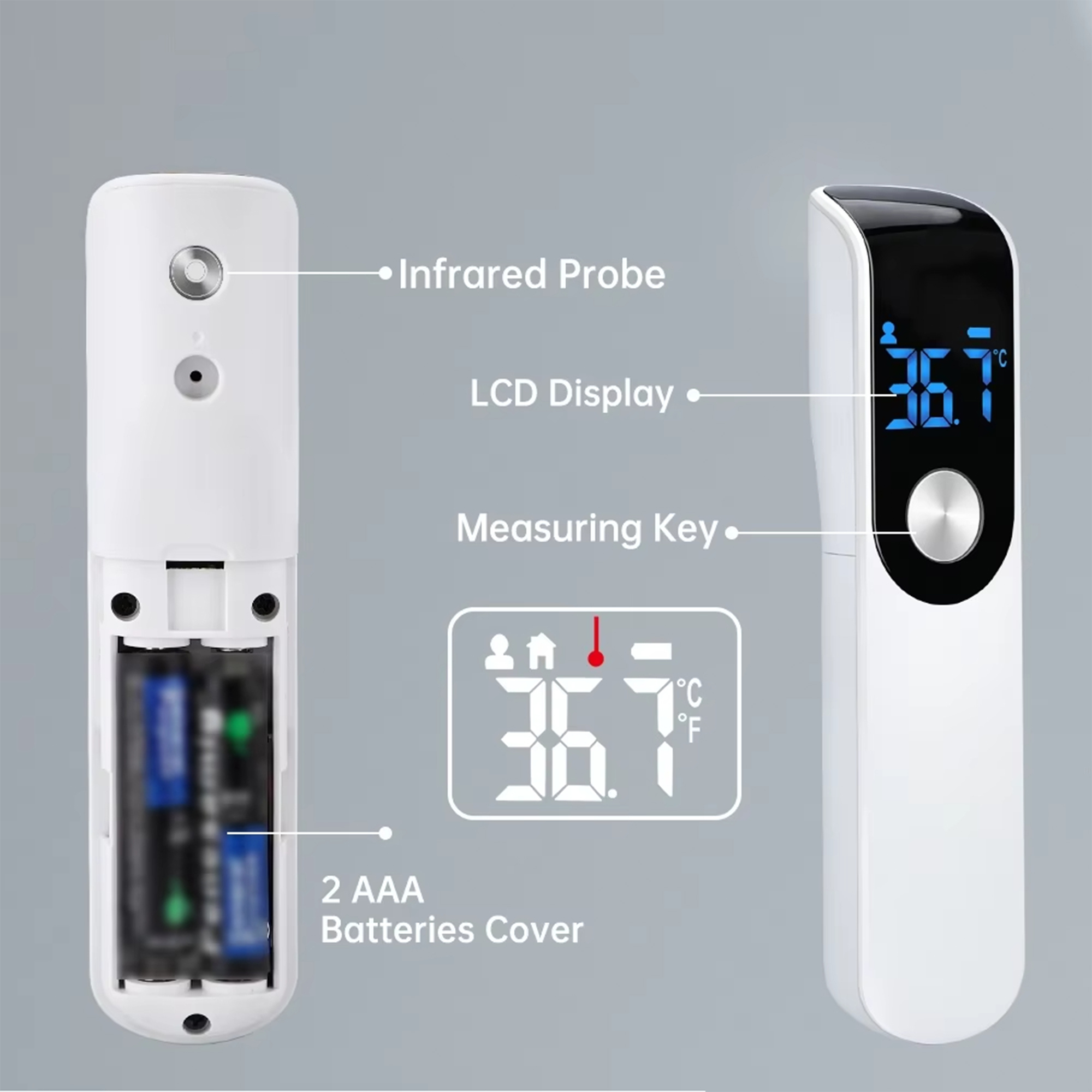 Infrared Fever Thermometer Med - مراجعة Industrial Laser Temperature وسعره