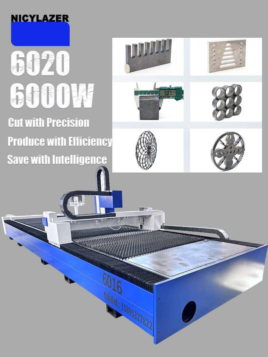 CNC 6000W 6020 Fiber Laser Cut - مراجعة Industrial Laser Cutter For Metal وسعره