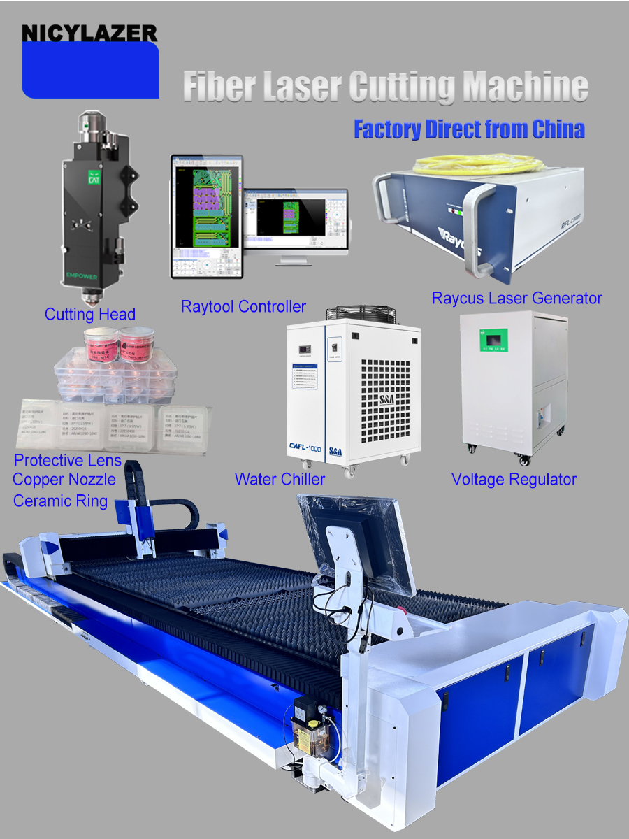 CNC 6000W 6020 Fiber Laser Cut - مراجعة Industrial Laser Cutter For Metal وسعره