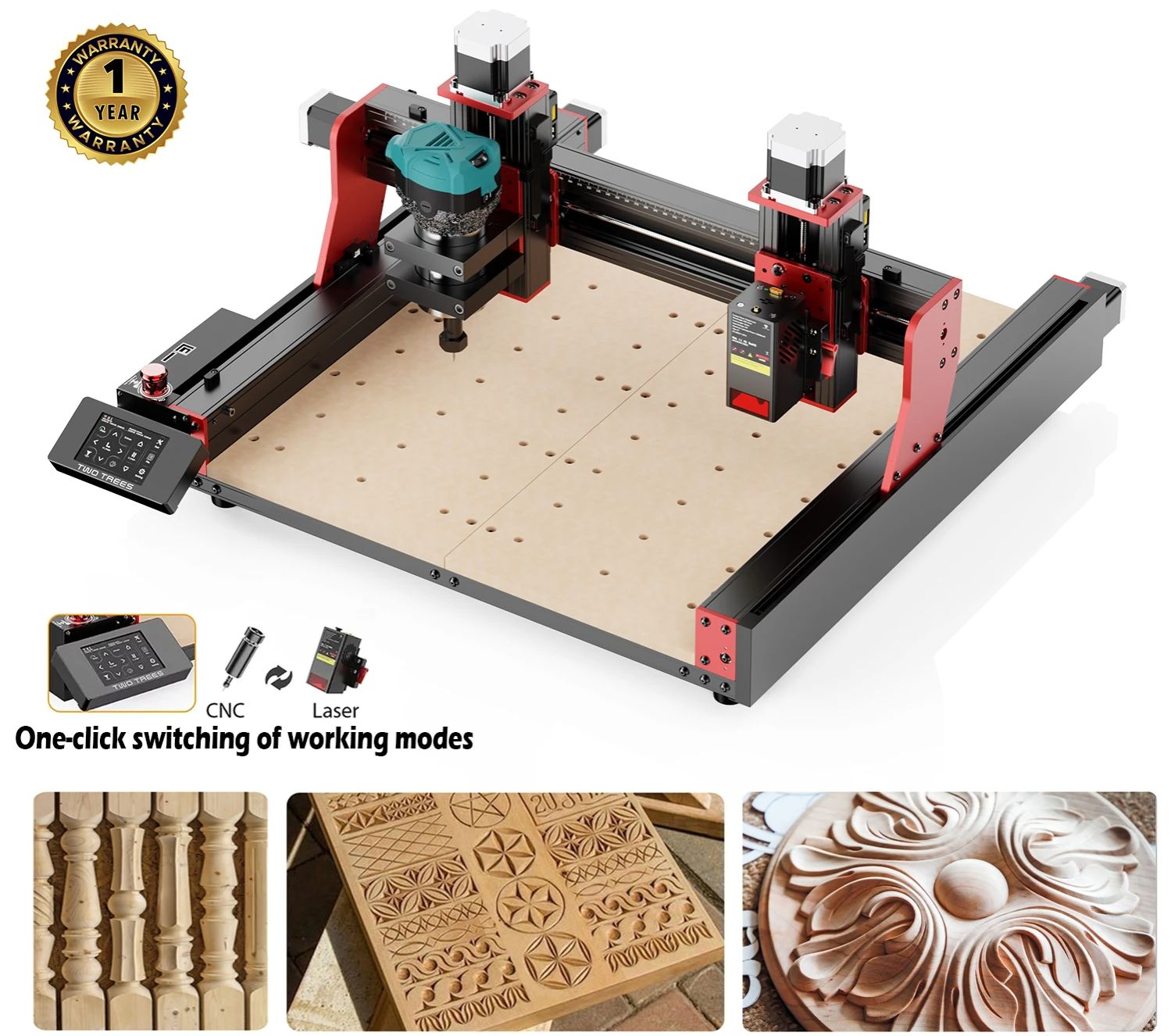 TWOTREES TTC450 Pro CNC Machin - مراجعة Industrial Handheld Laser Engraver وسعره