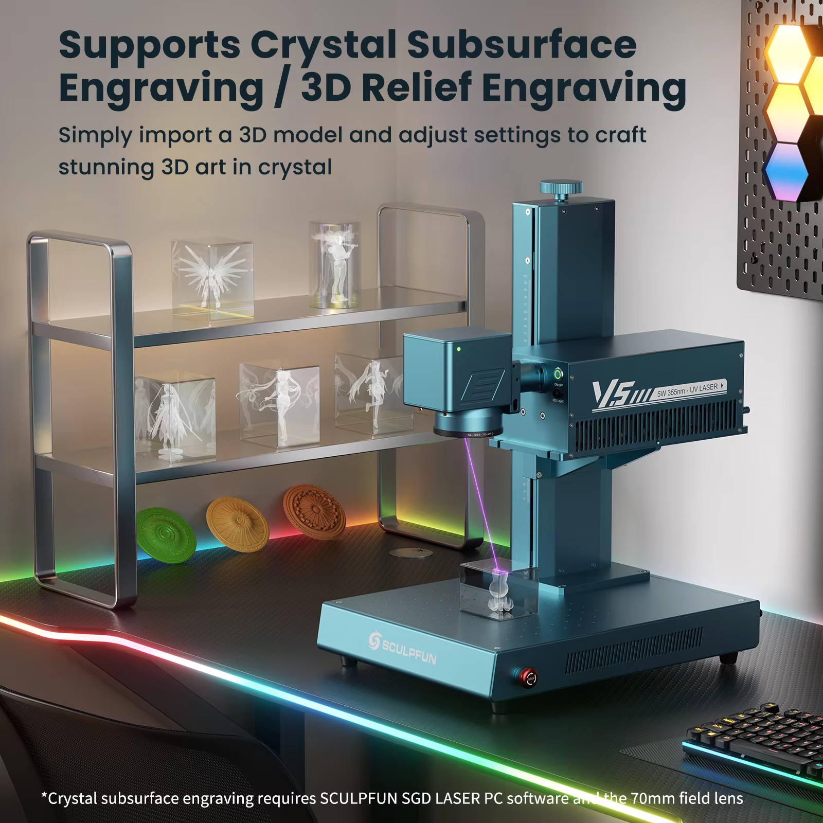 SCULPFUN V5 UV Laser Engraver  - مراجعة Industrial Grade Laser Engraver وسعره