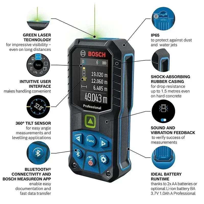BOSCH GLM 50-27 CG Laser Range - مراجعة Industrial Laser Drill وسعره