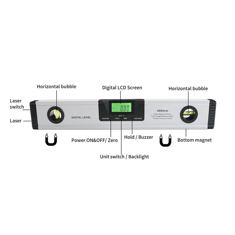 400mm Aluminum Alloy Digital P - مراجعة Industrial Laser Guide وسعره